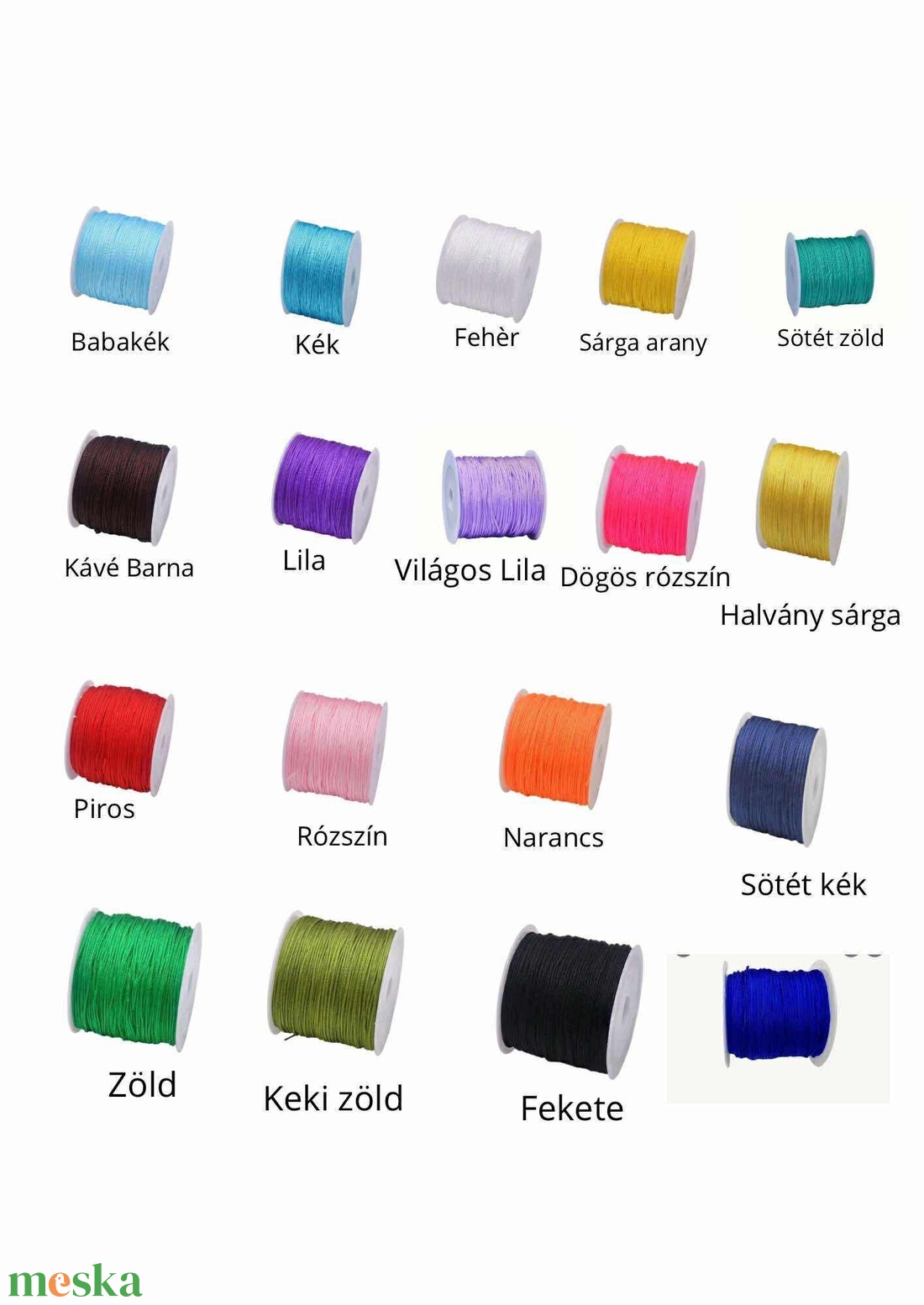 Ékszerek -Karkötő fonott zöld  - ékszer - karkötő - fonott karkötő - Meska.hu