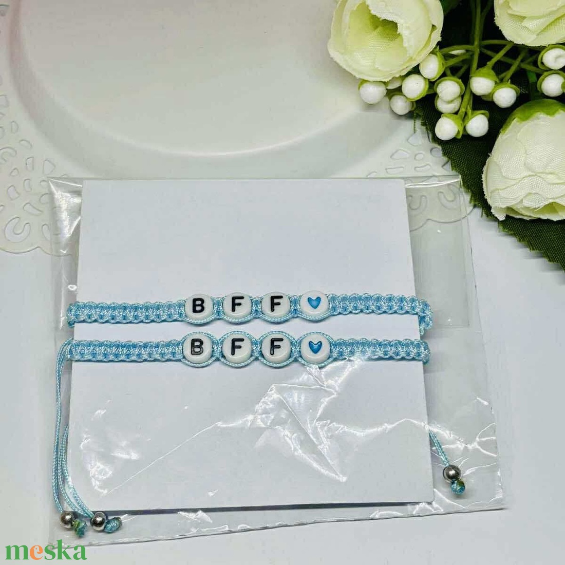 Személyre Szabható Betűkkel és Szívvel - ékszer - karkötő - fonott karkötő - Meska.hu