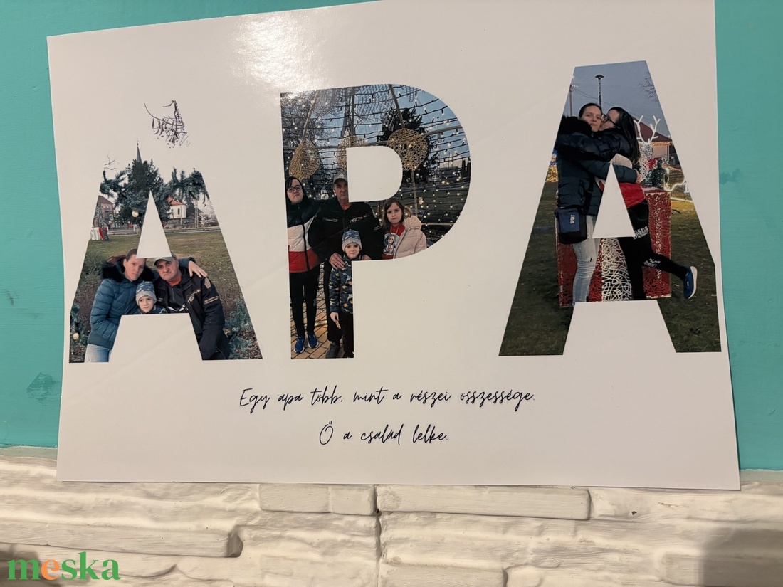 Egyedi fotómágnes  Karácsonyig garantált! - esküvő - emlék & ajándék - album & fotóalbum - Meska.hu