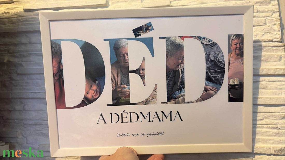 Egyedi fotómágnes  Karácsonyig garantált! - esküvő - emlék & ajándék - album & fotóalbum - Meska.hu