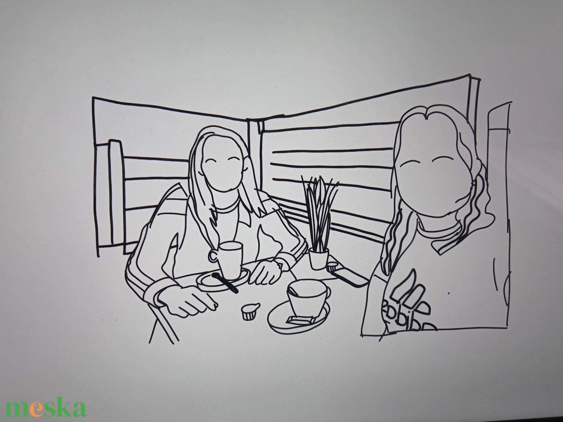 óból Rajzolt Egyedi, Személyes Ajándék Portré � Meglepetés Neked vagy Kedvesednek! - esküvő - emlék & ajándék - album & fotóalbum - Meska.hu