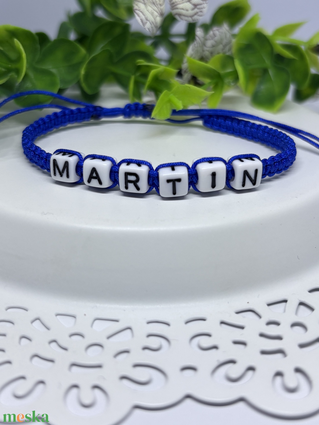 Személyre Szabható Betűkkel - ékszer - karkötő - fonott karkötő - Meska.hu