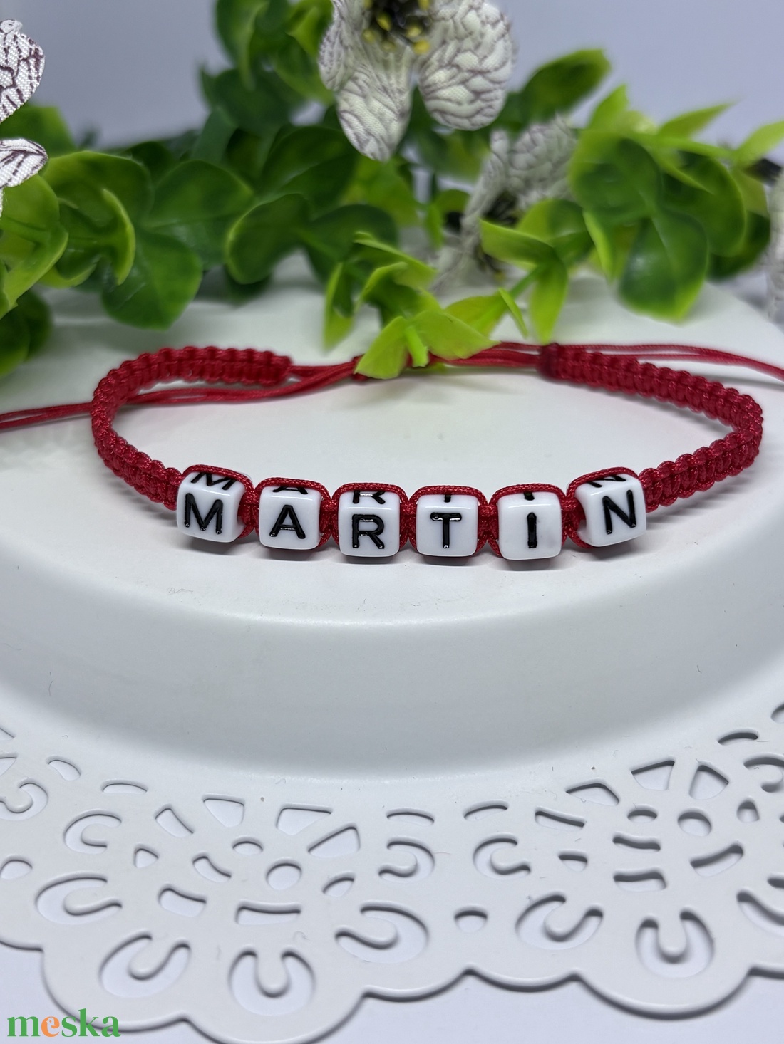 Személyre Szabható Betűkkel - ékszer - karkötő - fonott karkötő - Meska.hu