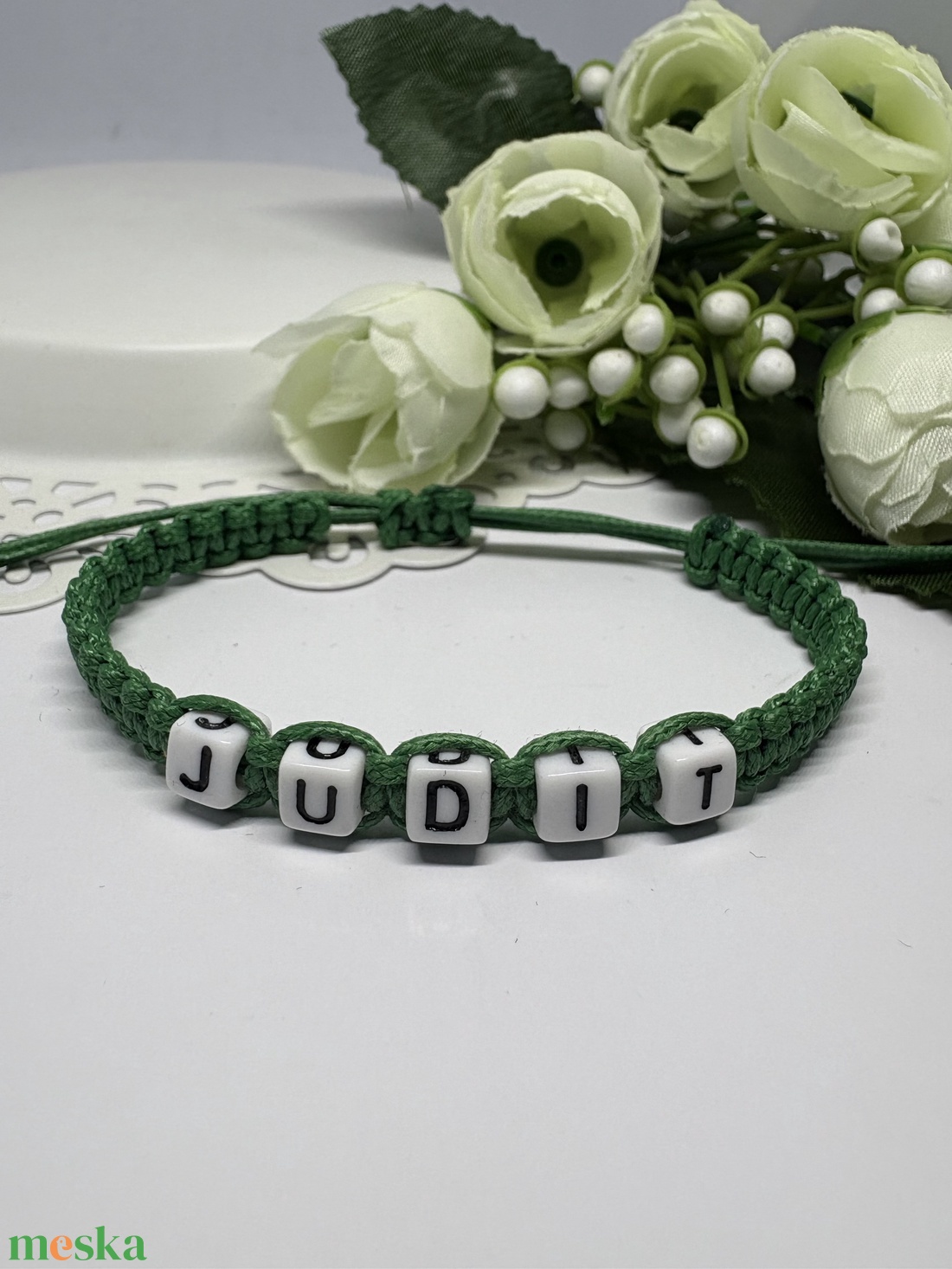 Személyre Szabható Betűkkel - ékszer - karkötő - fonott karkötő - Meska.hu