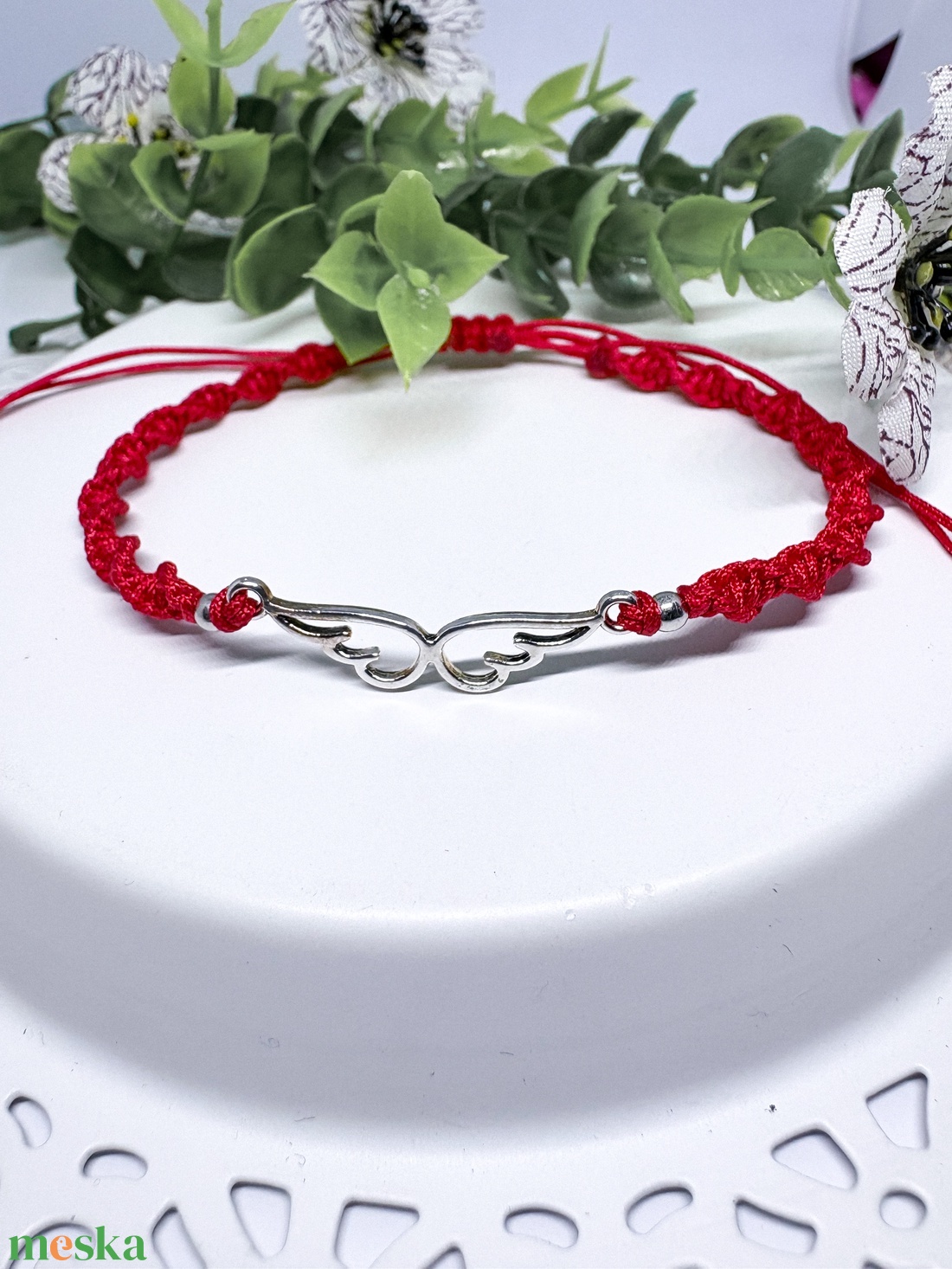 Angyalszárnyas Szerencsehozó Karkötő - A belső bőség és védelem ékszere - ékszer - karkötő - charm karkötő - Meska.hu