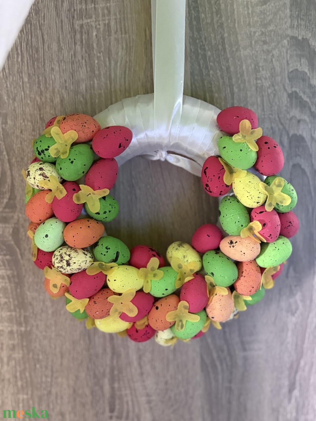 Húsvéti kopogtató  - otthon & életmód - dekoráció - ajtó- és ablak dekoráció - ajtódísz & kopogtató - Meska.hu