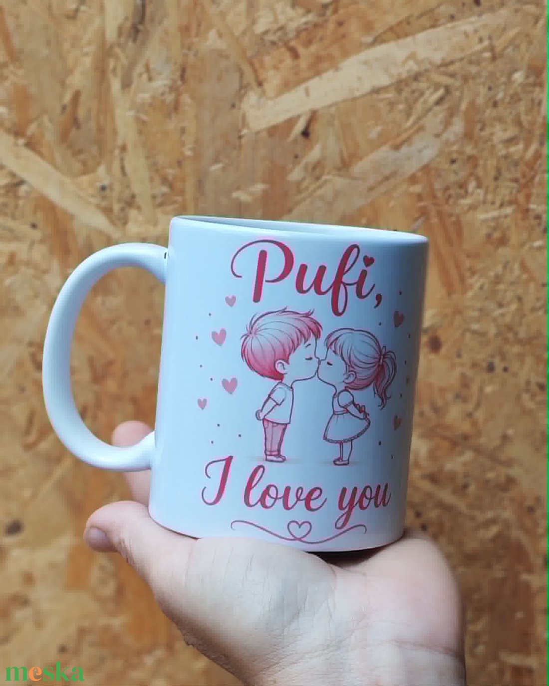 Egyedi Feliratos Bögre Szerelmeseknek � I love you Cuki Páros Grafika - otthon & életmód - konyhafelszerelés, tálalás - tálalás - bögre & csésze - Meska.hu