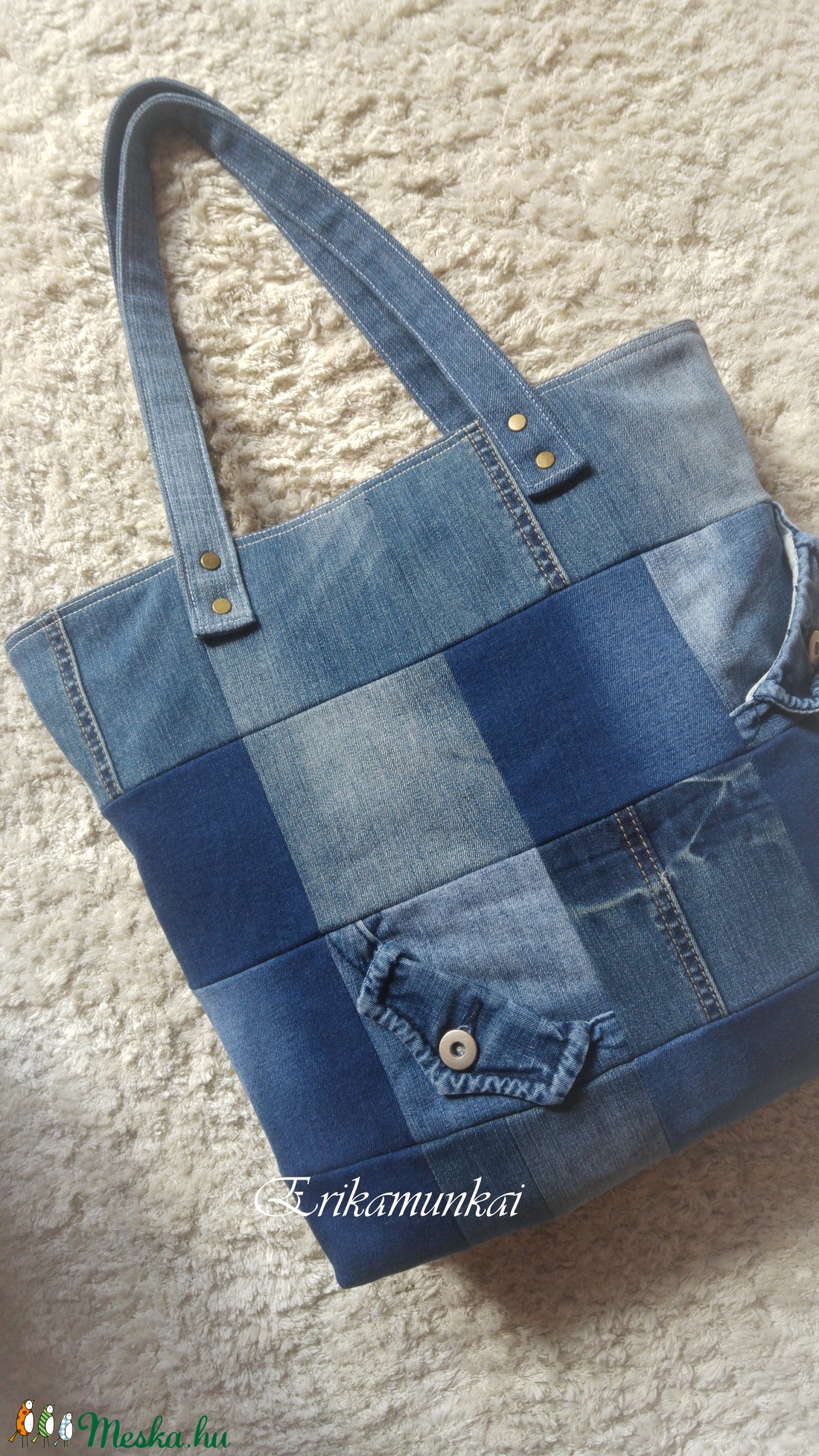 PATCHWORK FARMERTÁSKA - VÁLLTÁSKA -  - Meska.hu