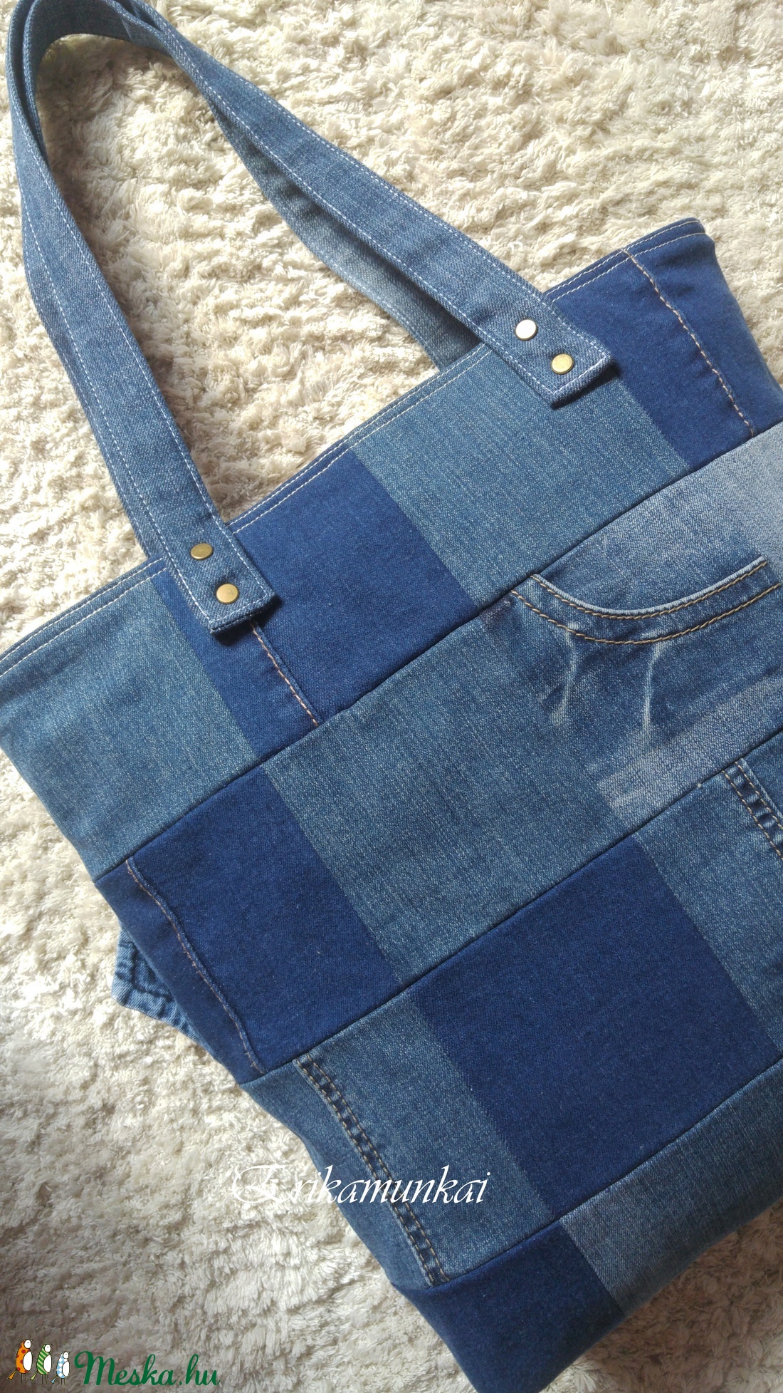 PATCHWORK FARMERTÁSKA - VÁLLTÁSKA -  - Meska.hu