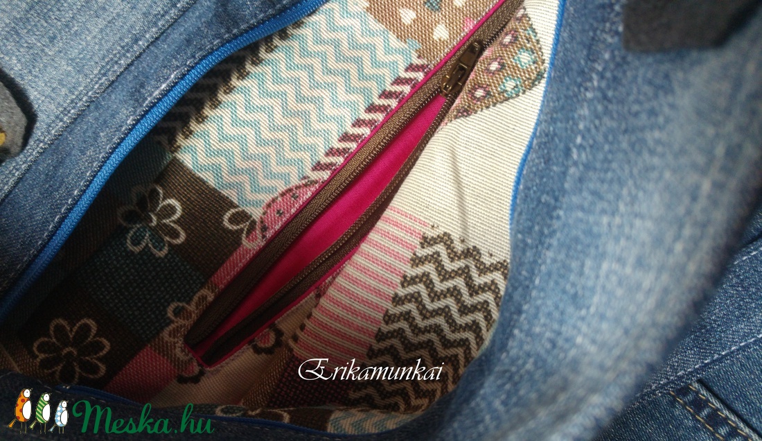 PATCHWORK FARMERTÁSKA - VÁLLTÁSKA -  - Meska.hu