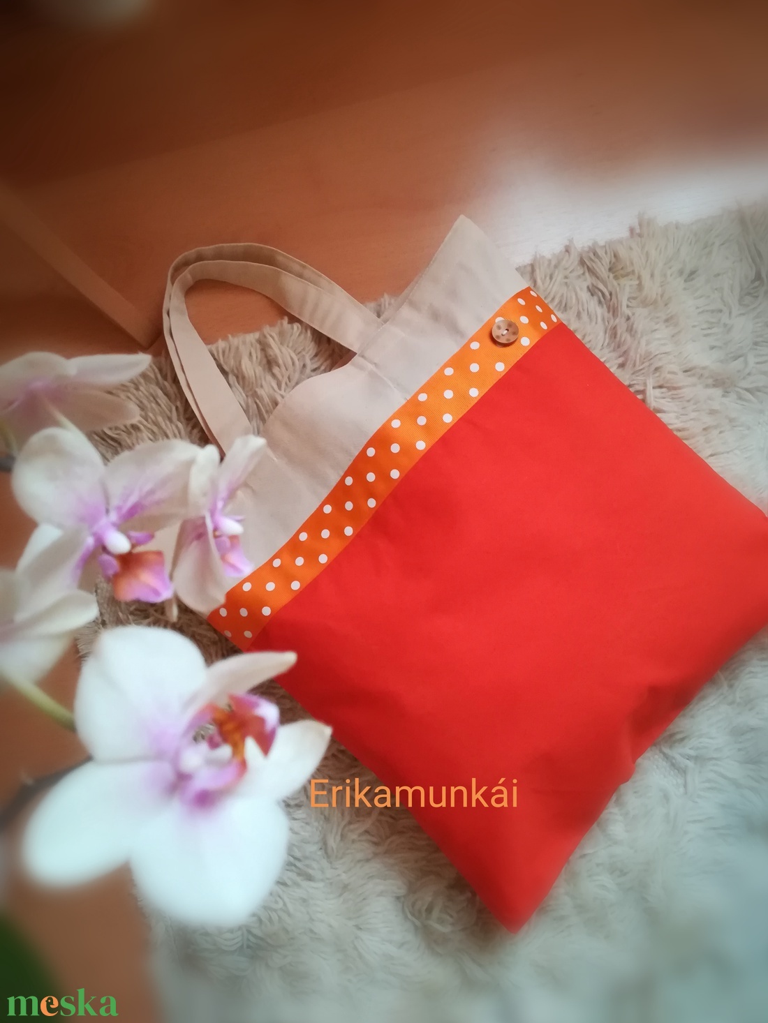 Bevásárlótáska-ökoszatyor V. Narancs- bézs szinben - NoWaste - táska & tok - bevásárlás & shopper táska - shopper, textiltáska, szatyor - Meska.hu Bevásárlótáska-ökoszatyor V. Narancs- bézs szinben - NoWaste - táska & tok - bevásárlás & shopper táska - shopper, textiltáska, szatyor - Meska.hu