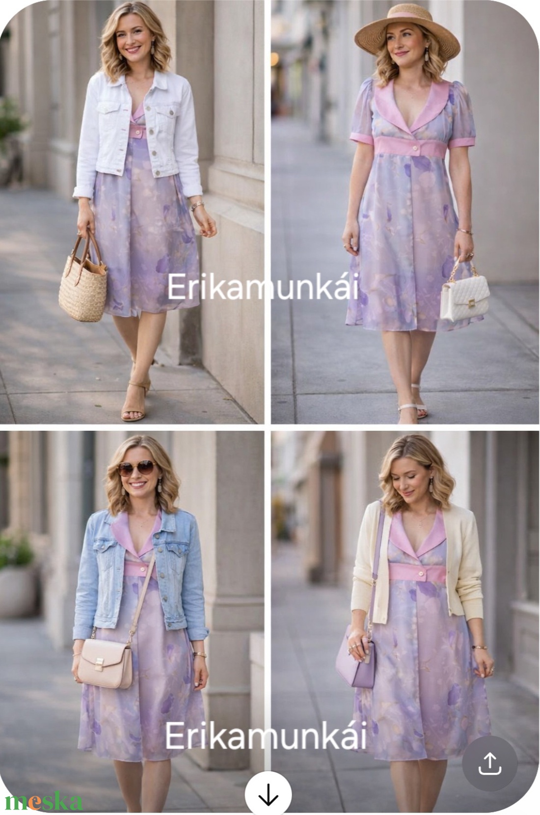 LILA-KÉK Ruha  - ruha & divat - női ruha - alkalmi ruha & estélyi ruha - Meska.hu