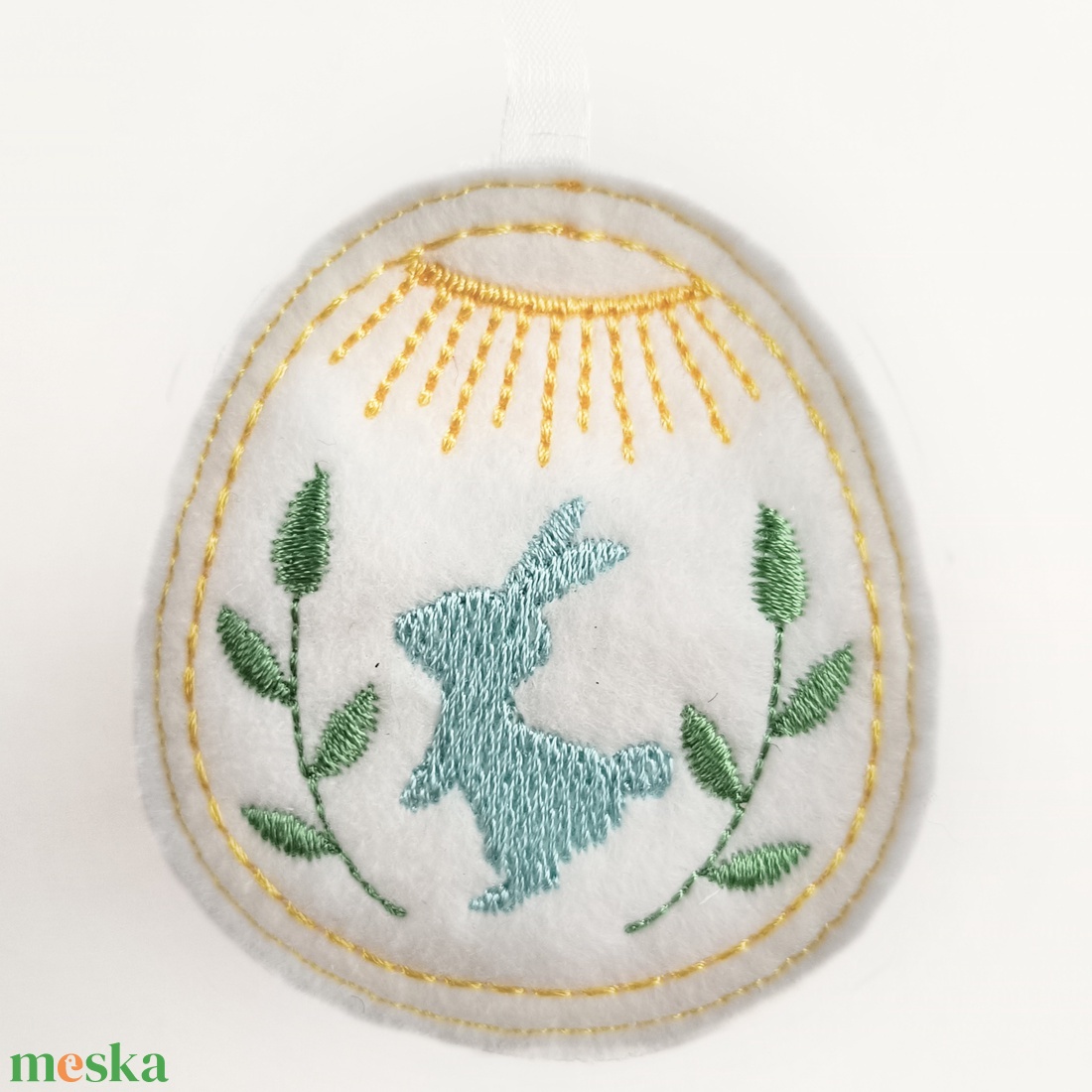 Hímzett húsvéti tojások - otthon & életmód - dekoráció - fali és függő dekoráció - betű & név - Meska.hu