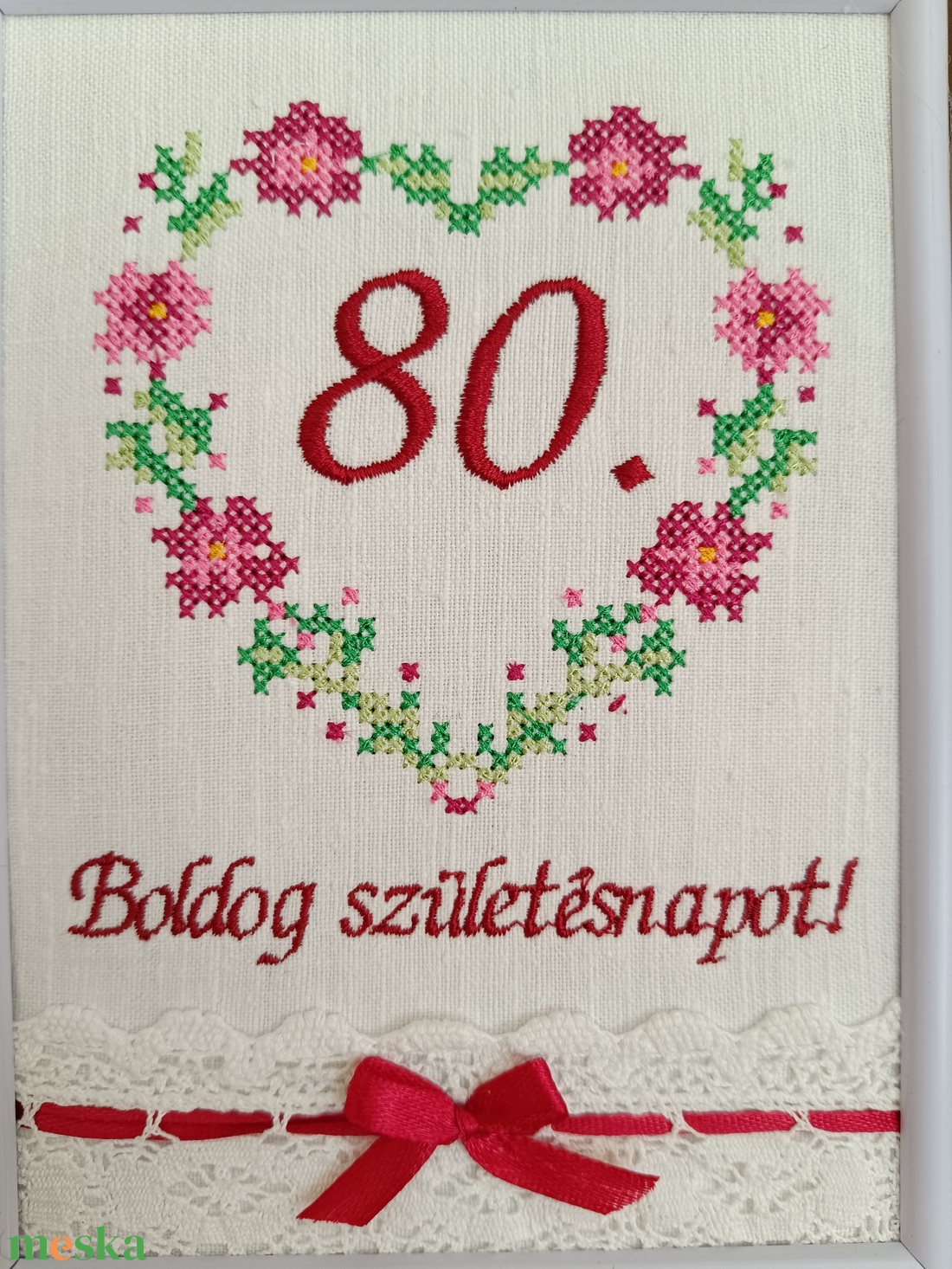 Születésnapi/évfordulós hímzett kép - otthon & életmód - dekoráció - fali és függő dekoráció - falra akasztható dekor - Meska.hu Születésnapi/évfordulós hímzett kép - otthon & életmód - dekoráció - fali és függő dekoráció - falra akasztható dekor - Meska.hu