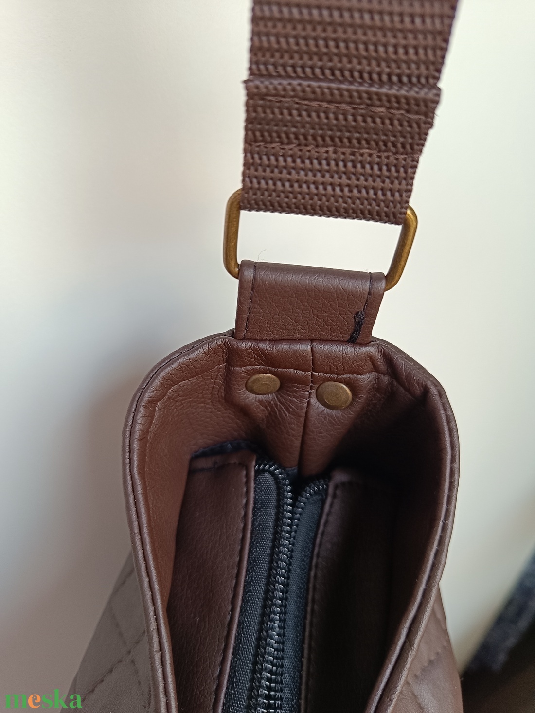 Barna női válltáska, crossbody - táska & tok - kézitáska & válltáska - vállon átvethető táska - Meska.hu Barna női válltáska, crossbody - táska & tok - kézitáska & válltáska - vállon átvethető táska - Meska.hu