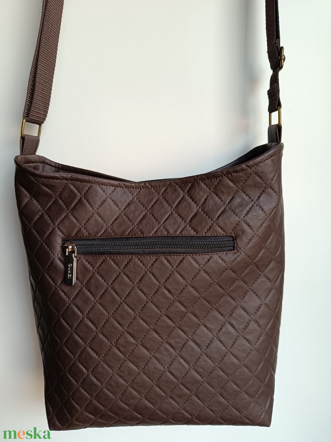 Barna női válltáska, crossbody - táska & tok - kézitáska & válltáska - vállon átvethető táska - Meska.hu Barna női válltáska, crossbody - táska & tok - kézitáska & válltáska - vállon átvethető táska - Meska.hu