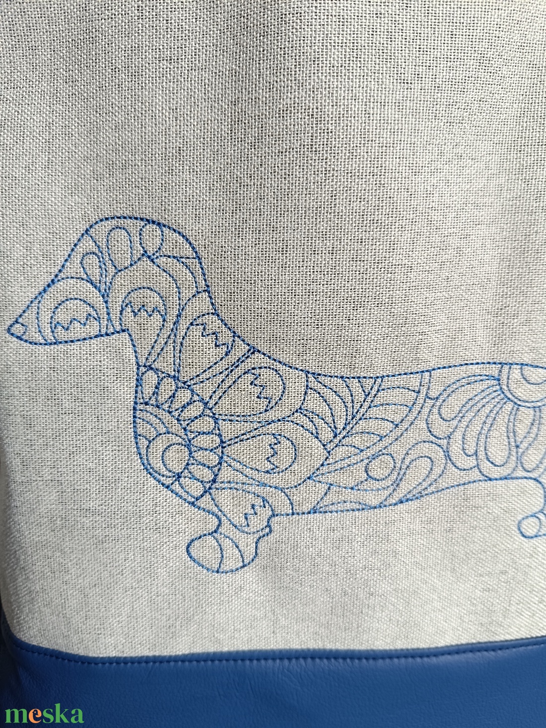 Mandalás-tacskós hímzett válltáska - táska & tok - bevásárlás & shopper táska - shopper, textiltáska, szatyor - Meska.hu Mandalás-tacskós hímzett válltáska - táska & tok - bevásárlás & shopper táska - shopper, textiltáska, szatyor - Meska.hu