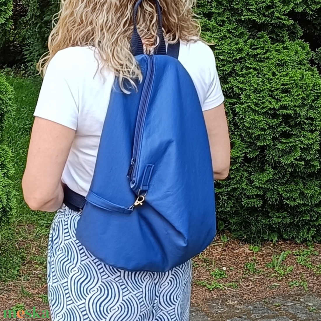 Designer királykék női hátizsák - táska & tok - hátizsák - hátizsák - Meska.hu Designer királykék női hátizsák - táska & tok - hátizsák - hátizsák - Meska.hu