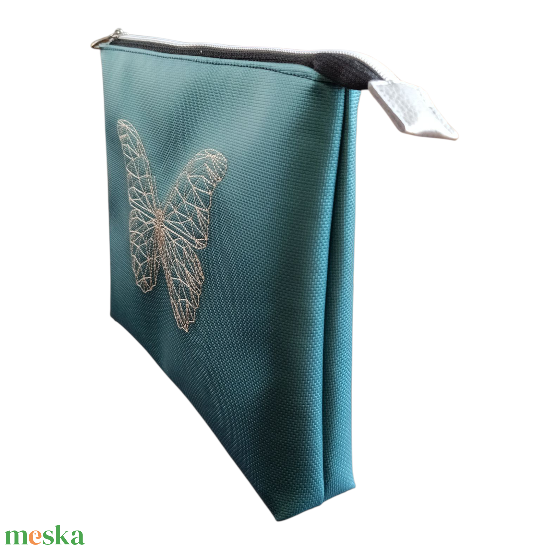 Hímzett textilbőr neszeszer / cipzáras tok - táska & tok - neszesszer - Meska.hu