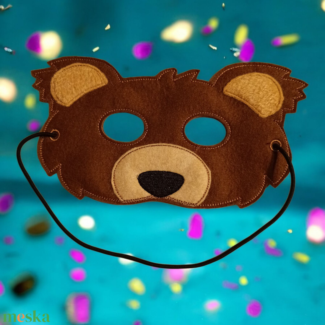 Farsangi filc álarc - ruha & divat - jelmez & álarc - álarc - Meska.hu
