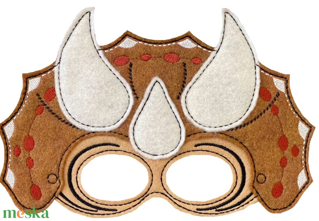 Triceratops álarc Halloween/Farsang - ruha & divat - jelmez & álarc - álarc - Meska.hu