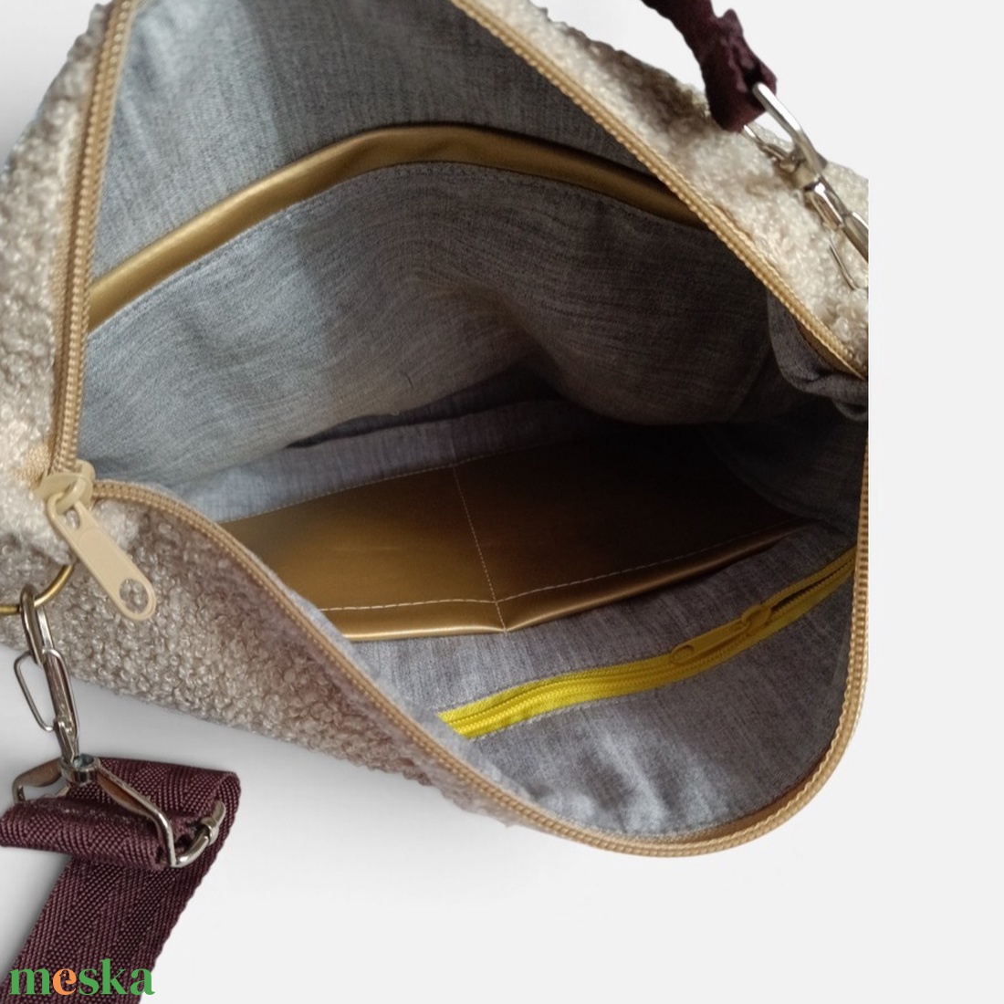 Teddy női válltáska, crossbody - táska & tok - kézitáska & válltáska - vállon átvethető táska - Meska.hu