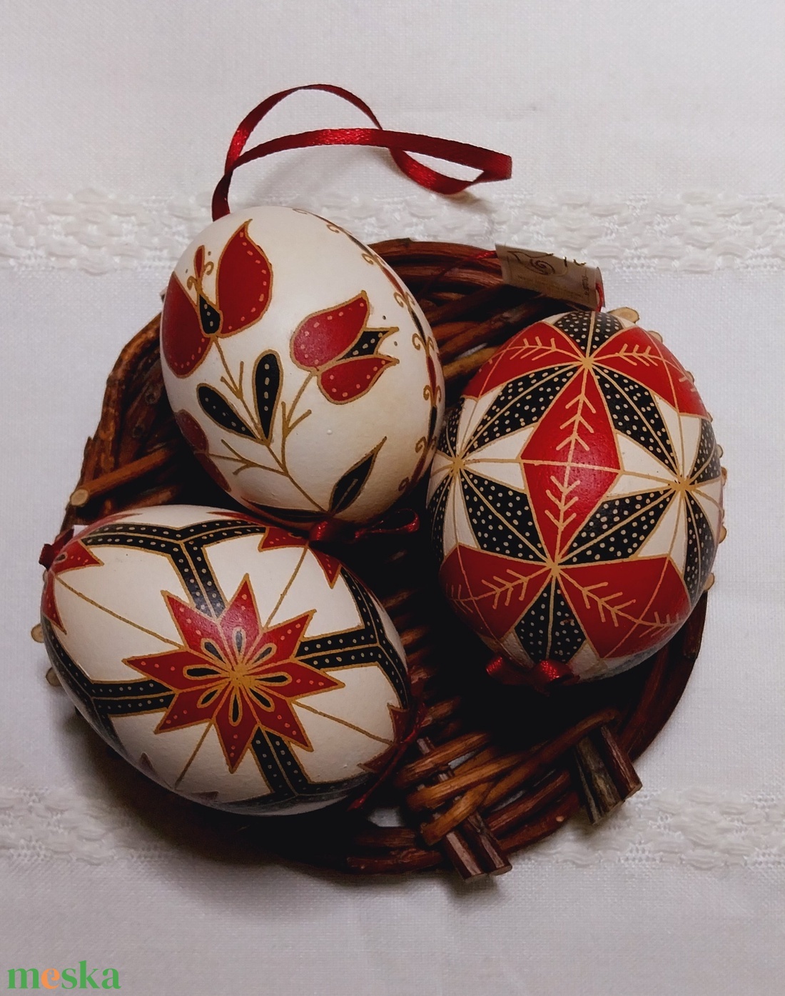 Hímes tojás 2 - 3db - otthon & életmód - dekoráció - dísztárgy - Meska.hu