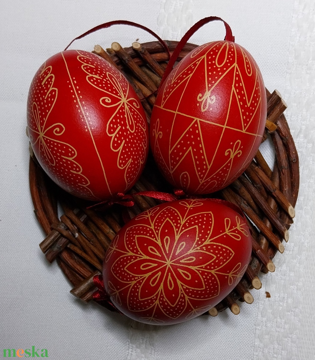 Hímes tojás 16 - 3 db - otthon & életmód - dekoráció - dísztárgy - Meska.hu