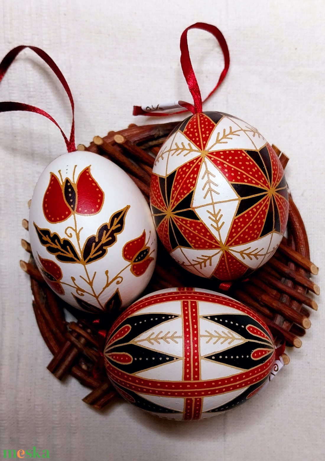 Hímes tojás 21  - otthon & életmód - dekoráció - dísztárgy - Meska.hu