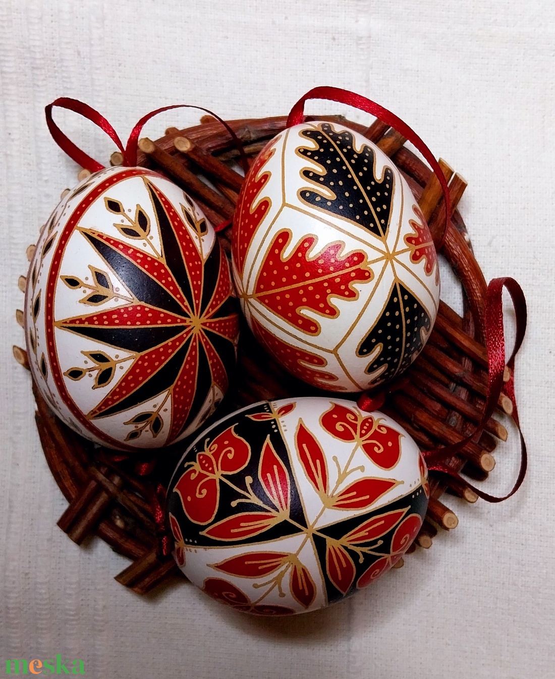 Hímes tojás 22 - otthon & életmód - dekoráció - dísztárgy - Meska.hu