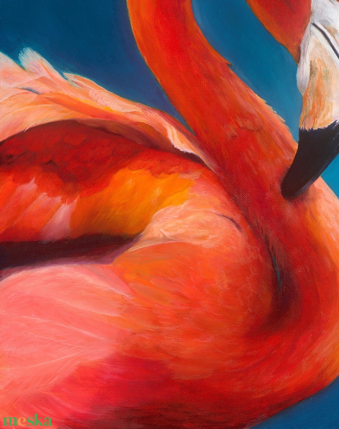 Flamingo olaj festmény művészeti nyomat - művészet - festmény - akril - Meska.hu Flamingo olaj festmény művészeti nyomat - művészet - festmény - akril - Meska.hu