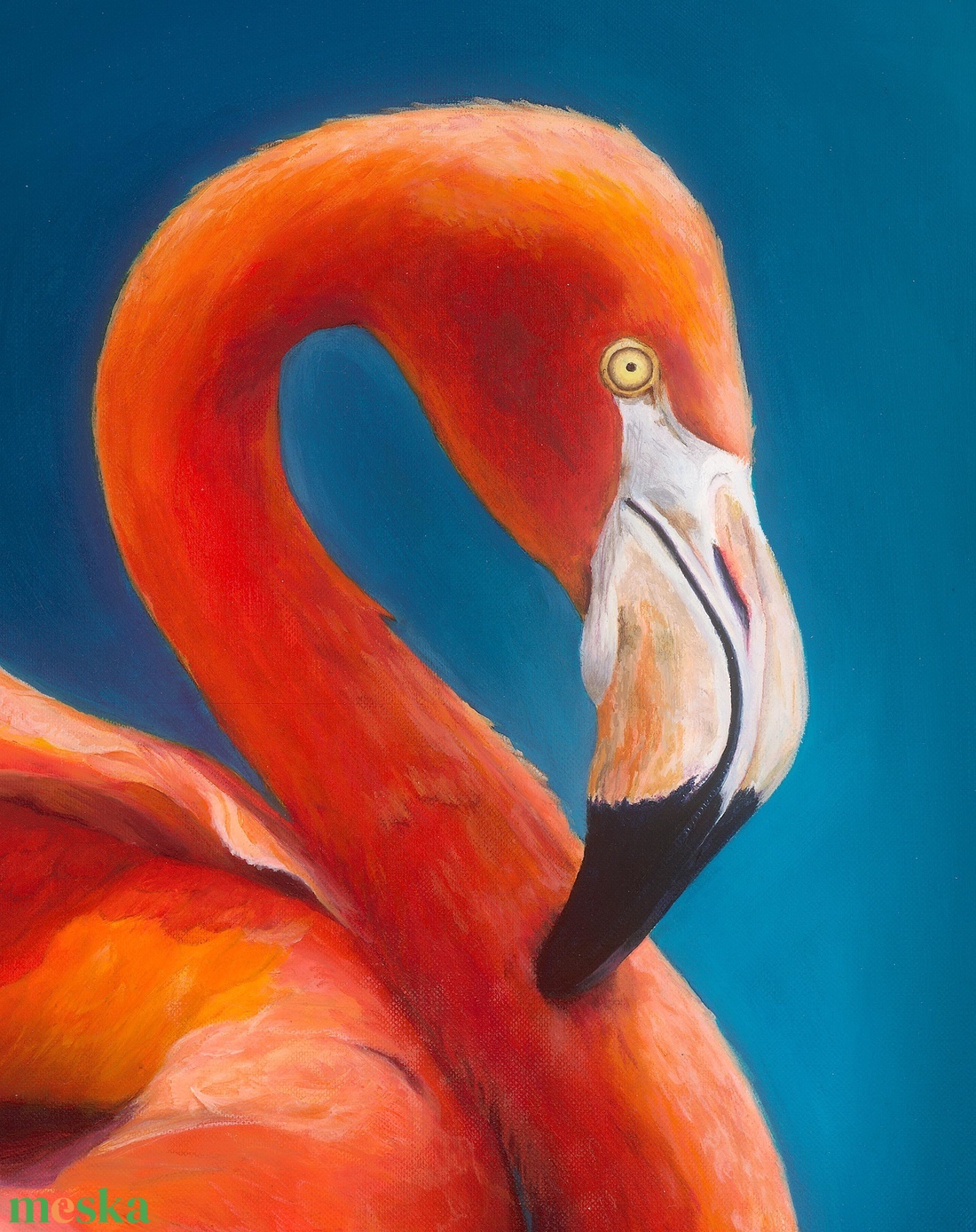 Flamingo olaj festmény művészeti nyomat - művészet - festmény - akril - Meska.hu Flamingo olaj festmény művészeti nyomat - művészet - festmény - akril - Meska.hu
