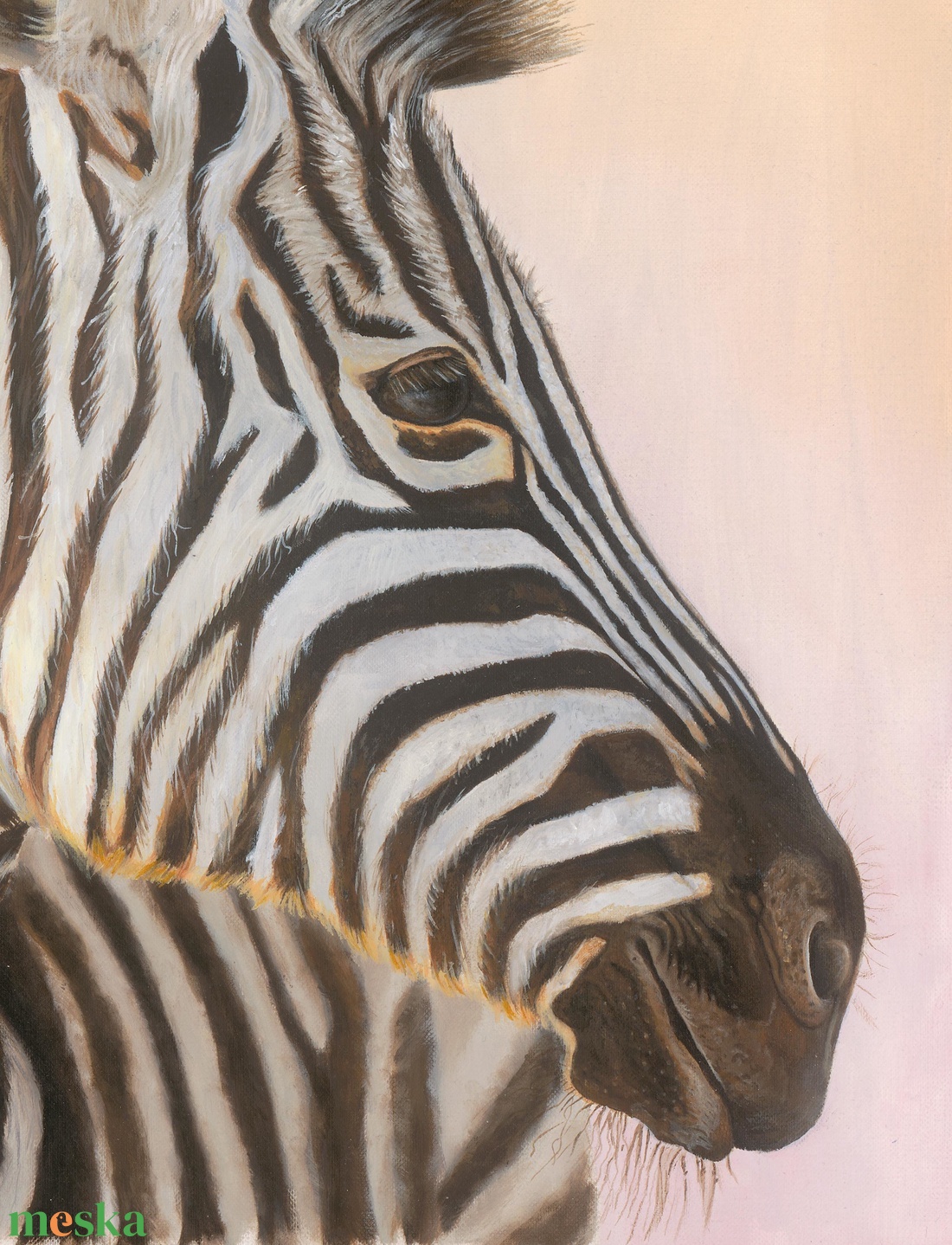 Zebra olaj festmény művészeti nyomat - művészet - festmény - akril - Meska.hu Zebra olaj festmény művészeti nyomat - művészet - festmény - akril - Meska.hu