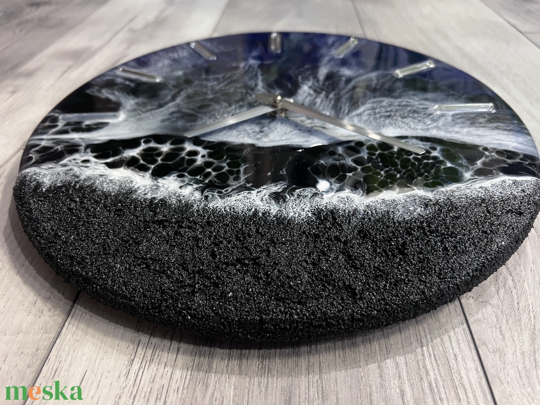 Egyedi EPOXY GYANTA FALIÓRA 35 cm átmérőjű - otthon & életmód - dekoráció - fali és függő dekoráció - falióra & óra - Meska.hu