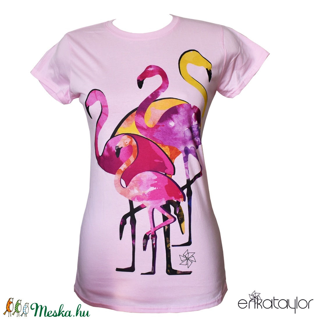 Flamingós póló (női, rózsaszín) - ruha & divat - női ruha - póló, felső - Meska.hu Flamingós póló (női, rózsaszín) - ruha & divat - női ruha - póló, felső - Meska.hu