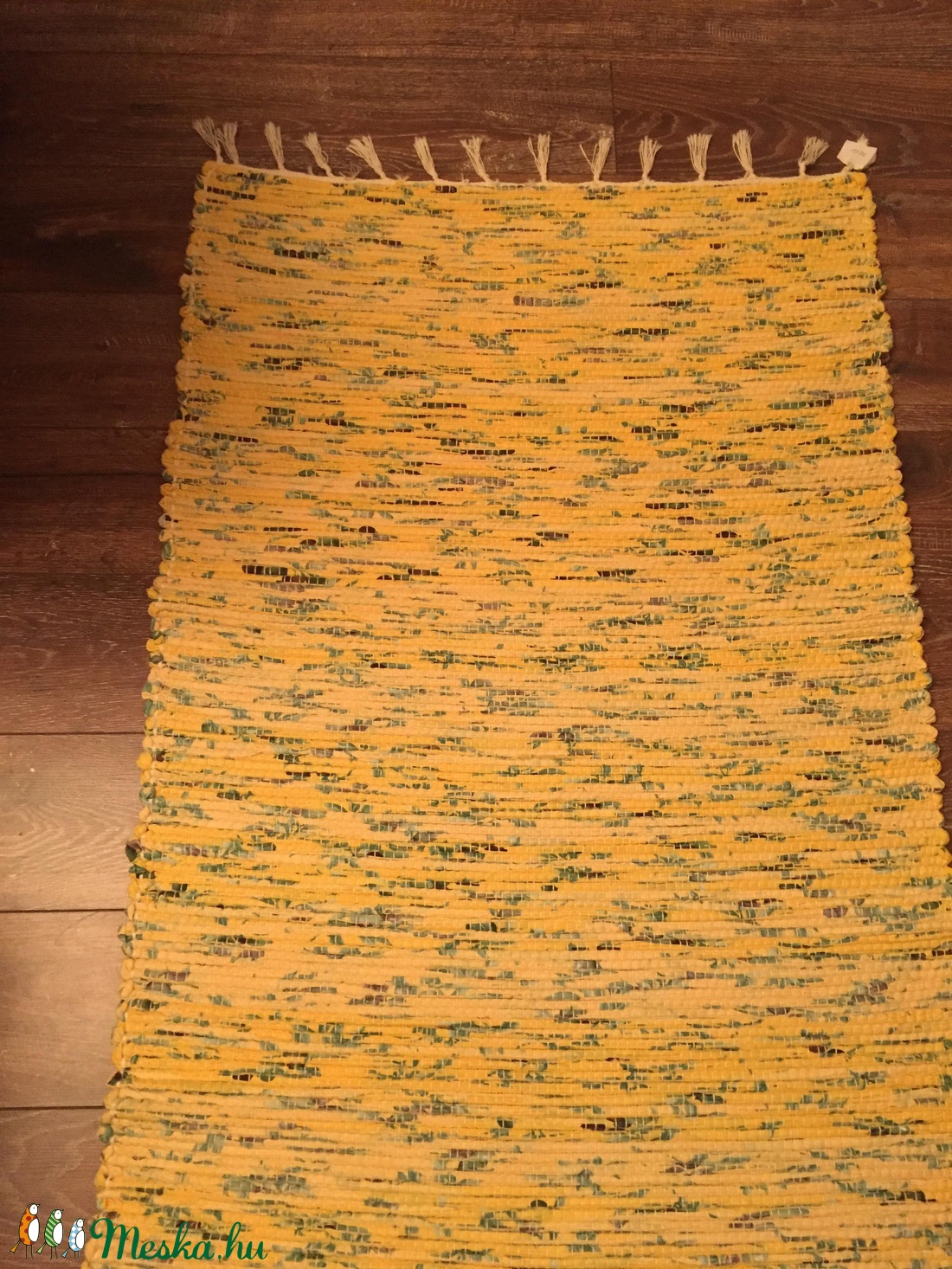 sárga rongyszőnyeg -  - Meska.hu
