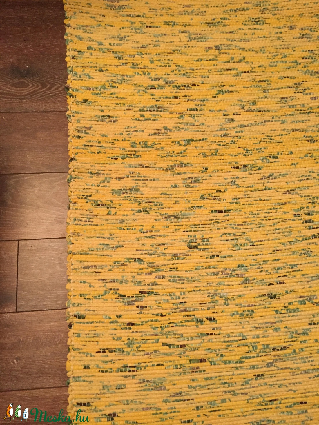 sárga rongyszőnyeg -  - Meska.hu