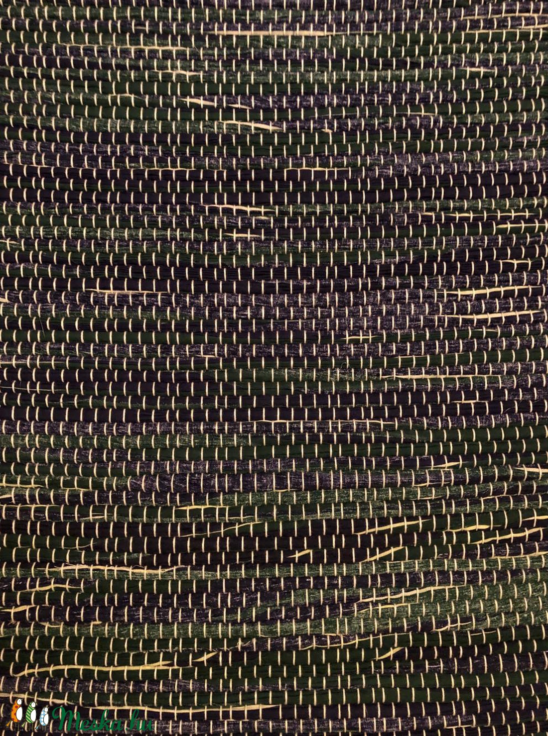 kék-zöld cirmos szőnyeg -  - Meska.hu