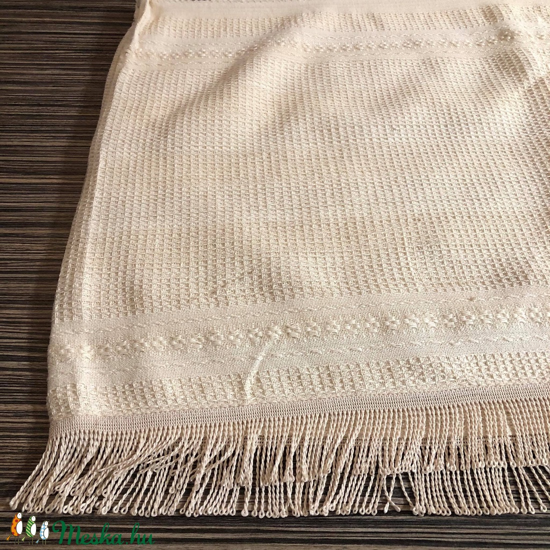 Natur pamut ágytakaró - otthon & életmód - lakástextil - ágytakaró - Meska.hu