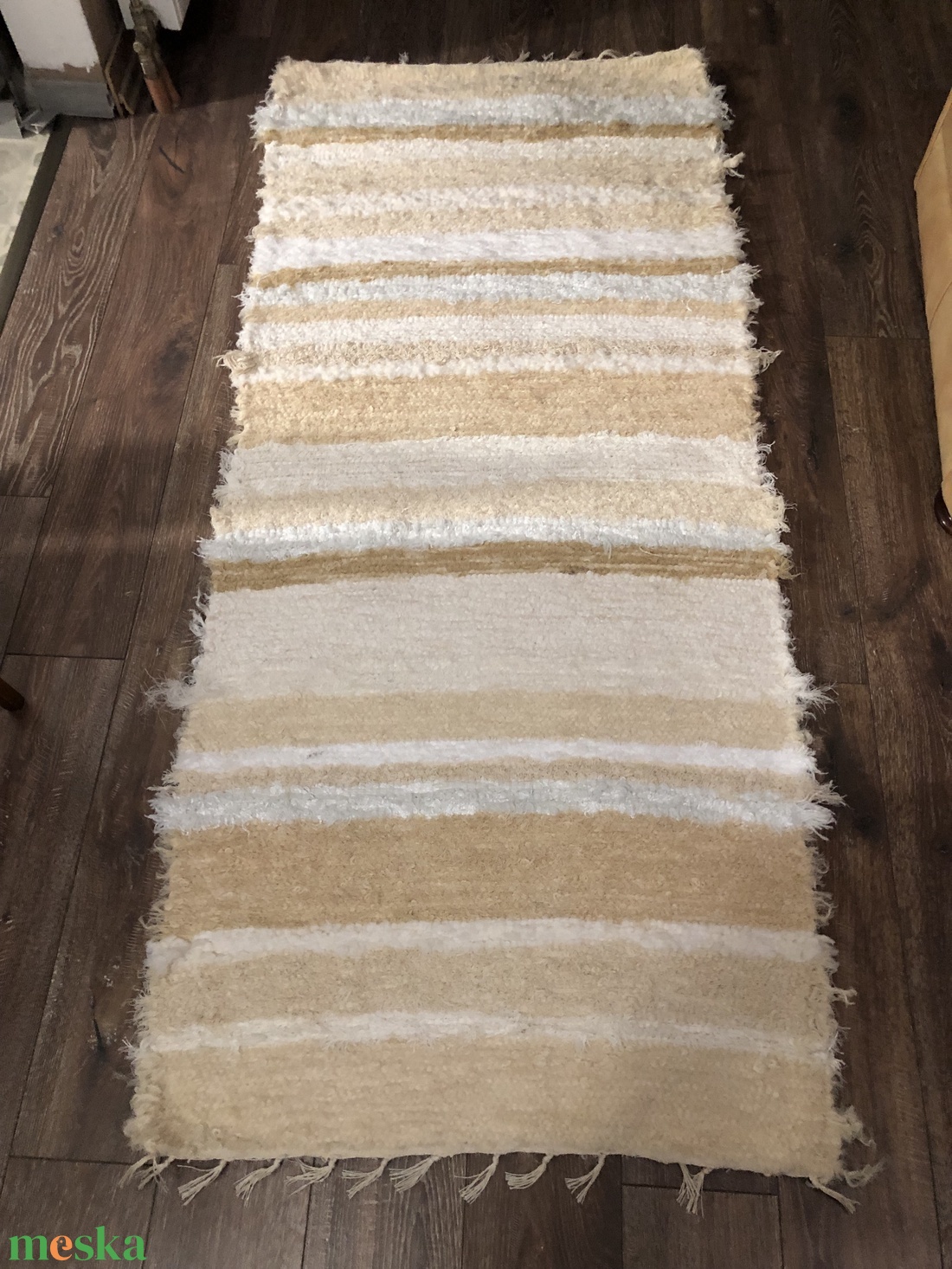 Puha vastag rongyszőnyeg - otthon & életmód - lakástextil - szőnyeg - szövött szőnyeg - Meska.hu