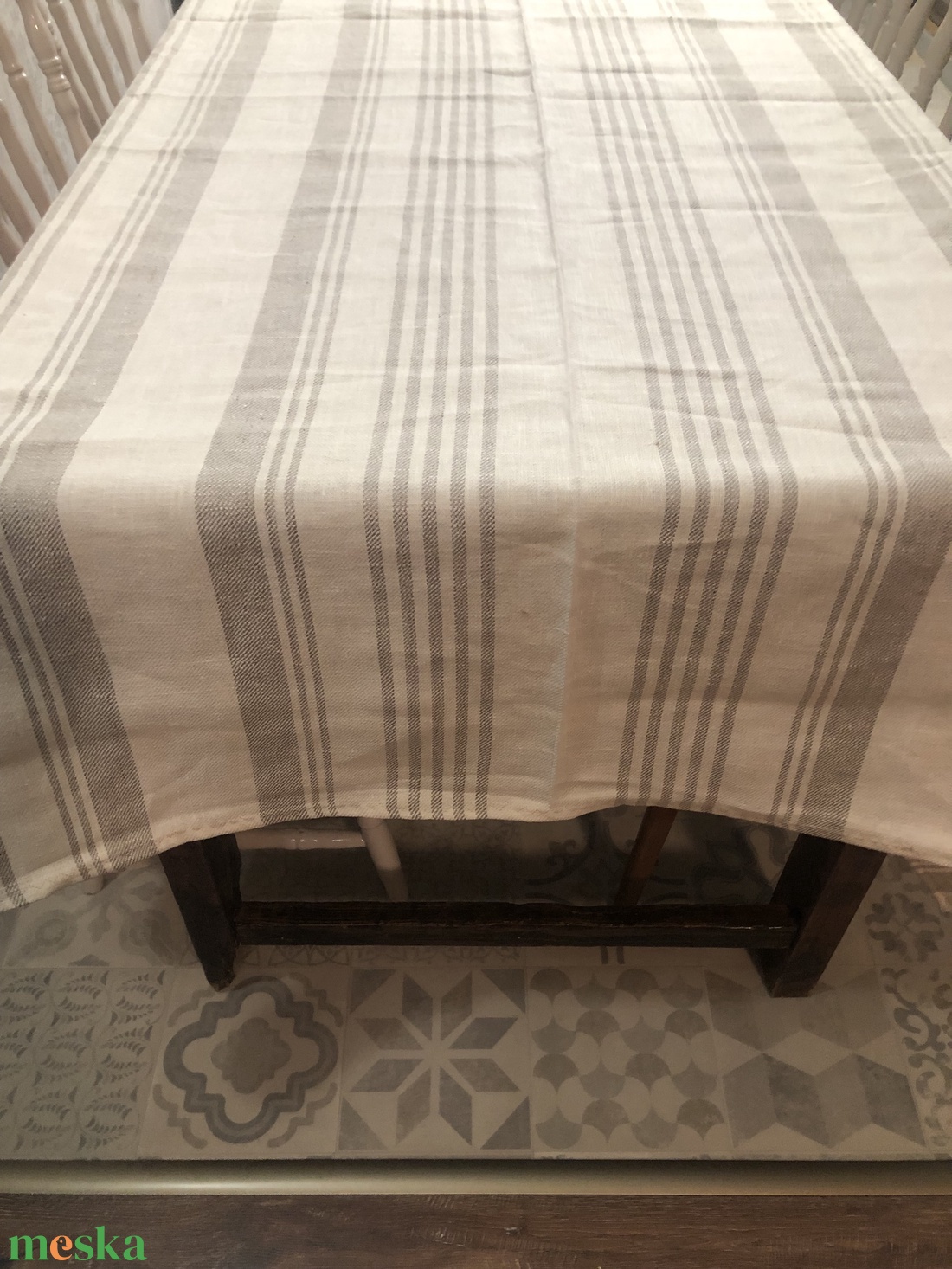 Lenvászon asztalterítő - otthon & életmód - konyhafelszerelés, tálalás - tálalás - tálalás - Meska.hu