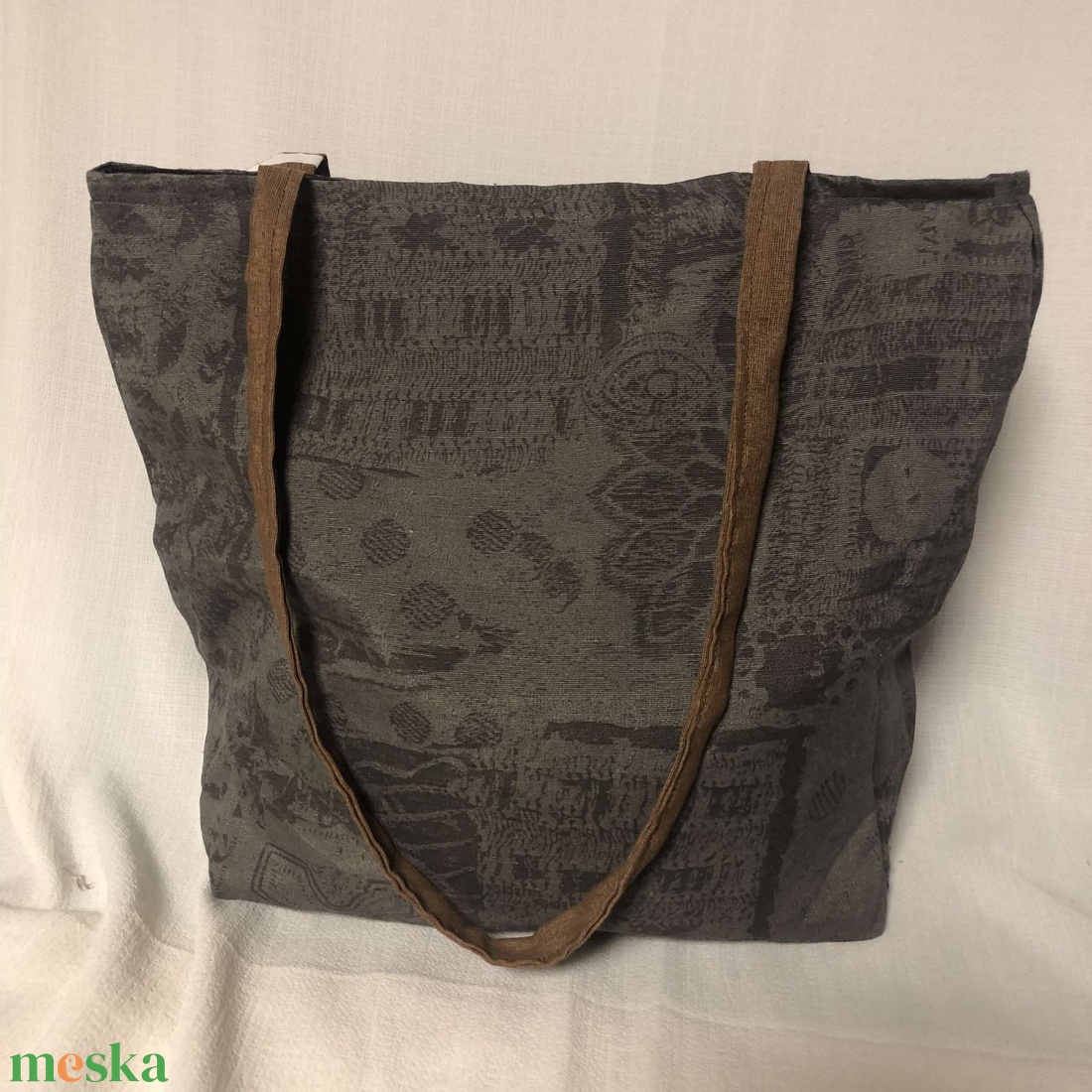 szürke vászon csakegyvan táska - táska & tok - bevásárlás & shopper táska - shopper, textiltáska, szatyor - Meska.hu szürke vászon csakegyvan táska - táska & tok - bevásárlás & shopper táska - shopper, textiltáska, szatyor - Meska.hu