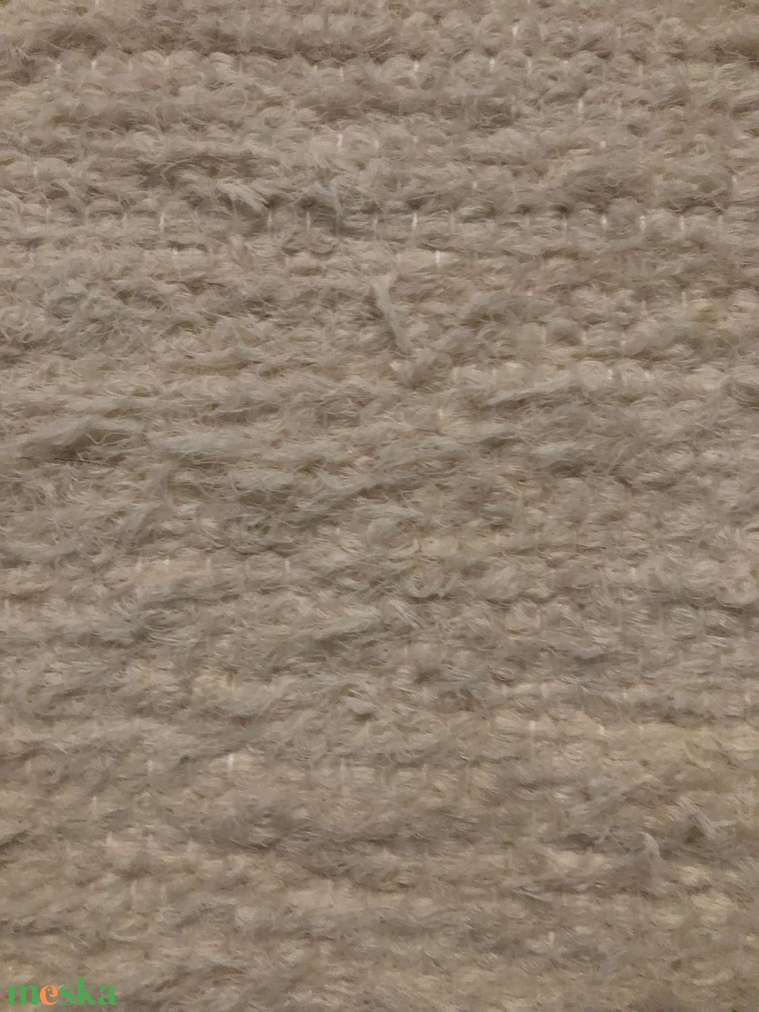 natur színű, puha, vastag szőnyeg - otthon & életmód - lakástextil - szőnyeg - szövött szőnyeg - Meska.hu