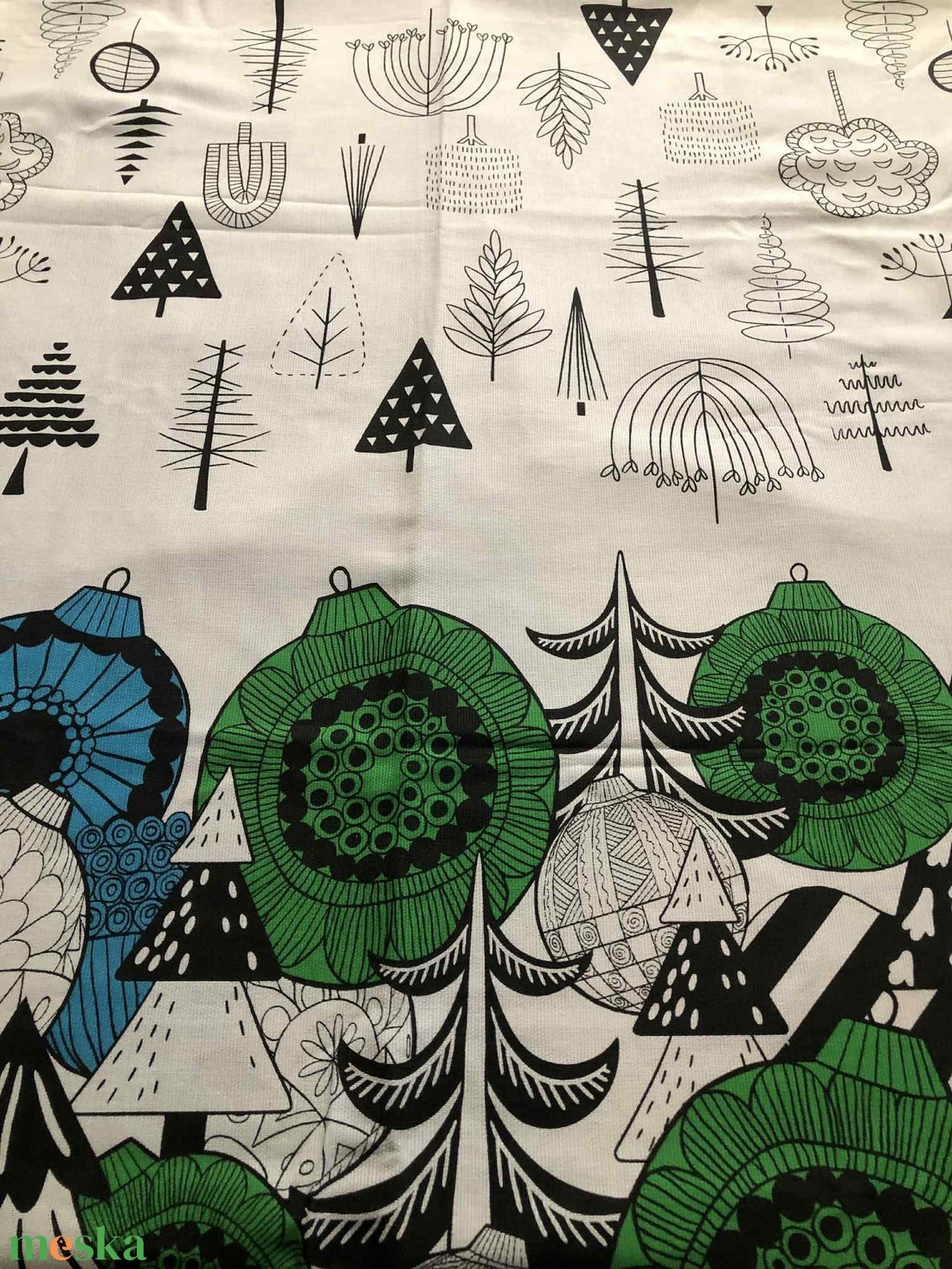 Modern karácsonyi asztalterítő - otthon & életmód - konyhafelszerelés, tálalás - tálalás - terítő - Meska.hu