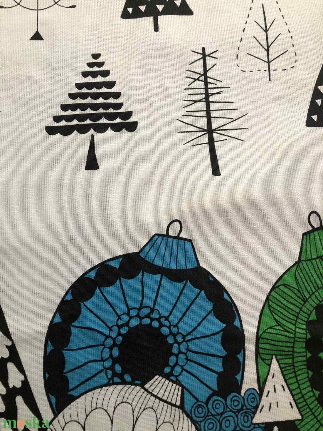 Modern karácsonyi asztalterítő - otthon & életmód - konyhafelszerelés, tálalás - tálalás - terítő - Meska.hu