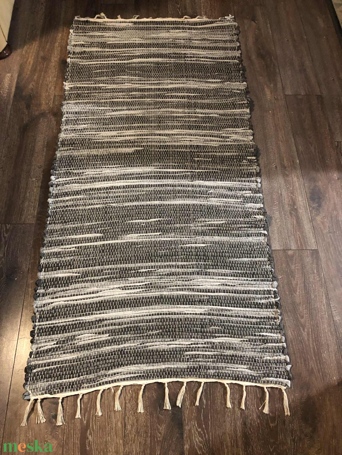 Szürke- szőnyeg - otthon & életmód - lakástextil - szőnyeg - szövött szőnyeg - Meska.hu