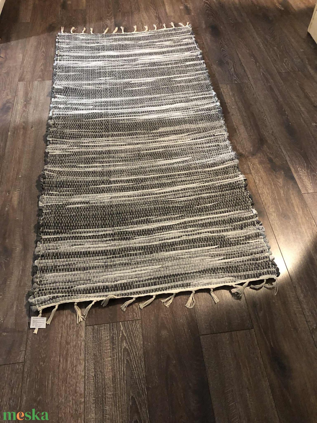 Szürke- szőnyeg - otthon & életmód - lakástextil - szőnyeg - szövött szőnyeg - Meska.hu
