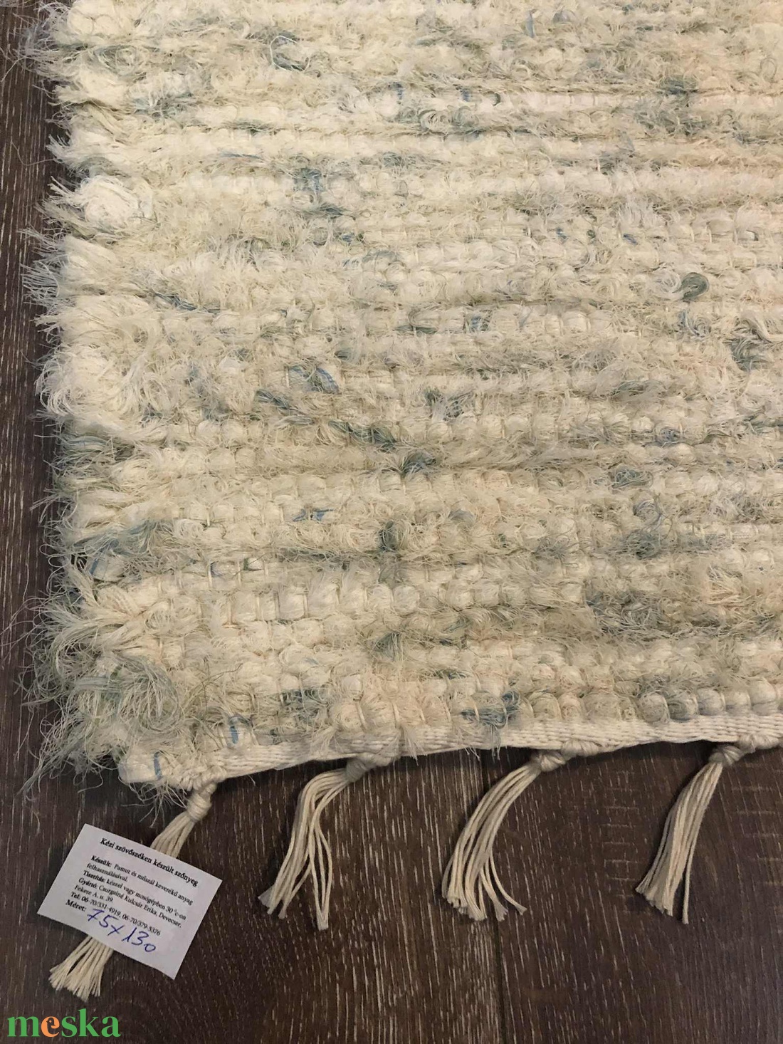natur színű, puha, vastag szőnyeg - otthon & életmód - lakástextil - szőnyeg - szövött szőnyeg - Meska.hu