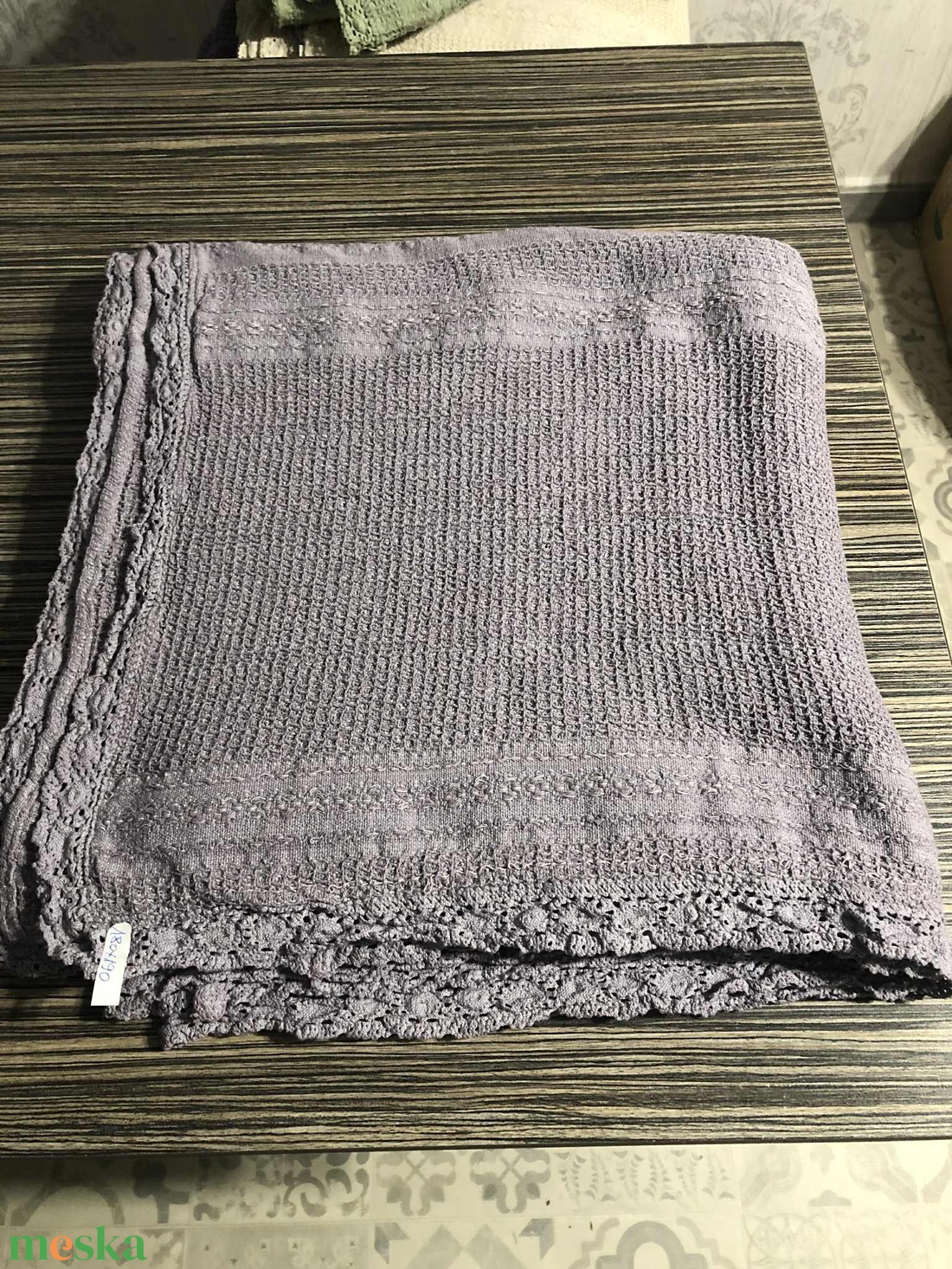 Csipkés pamut ágytakaró - otthon & életmód - fürdőszoba - törölköző - Meska.hu