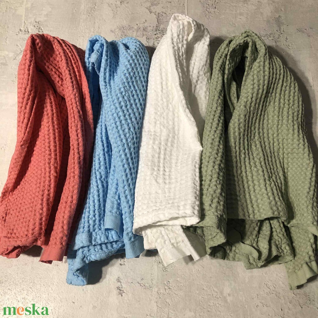 Tiszta Pamut kéztörlő, törölköző - otthon & életmód - konyhafelszerelés, tálalás - konyhai textil - konyharuha & törlőkendő - Meska.hu